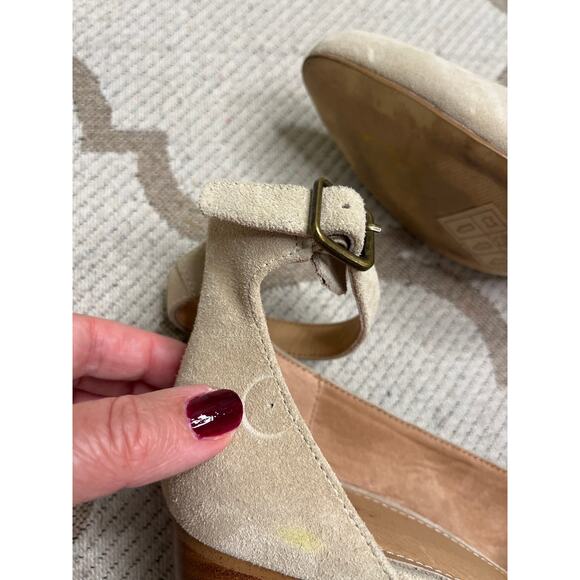 Soludos suede leather Gemma 3” Sand Heels, size 8, MSRP $ 149 - Picture 11 of 15